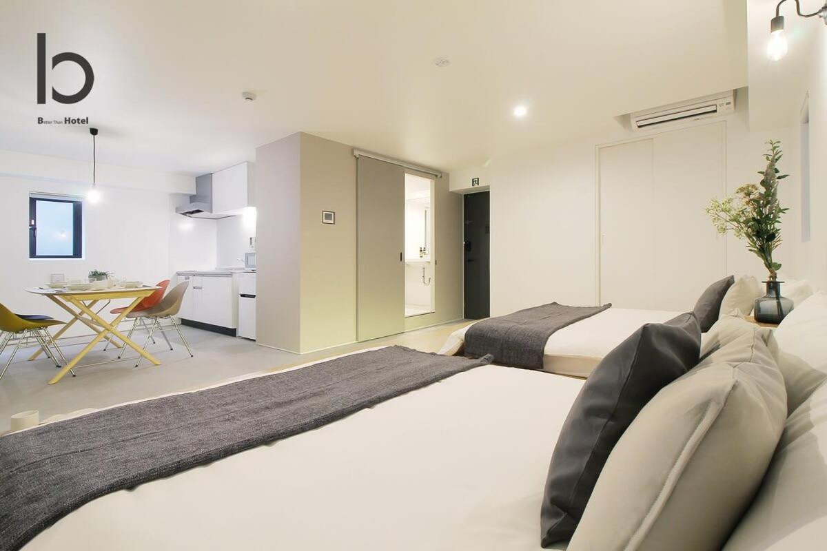 Bhotel Heiwaodori 302 - Huge Apt In Famous Hiroshima Dori For 6P Exterior photo